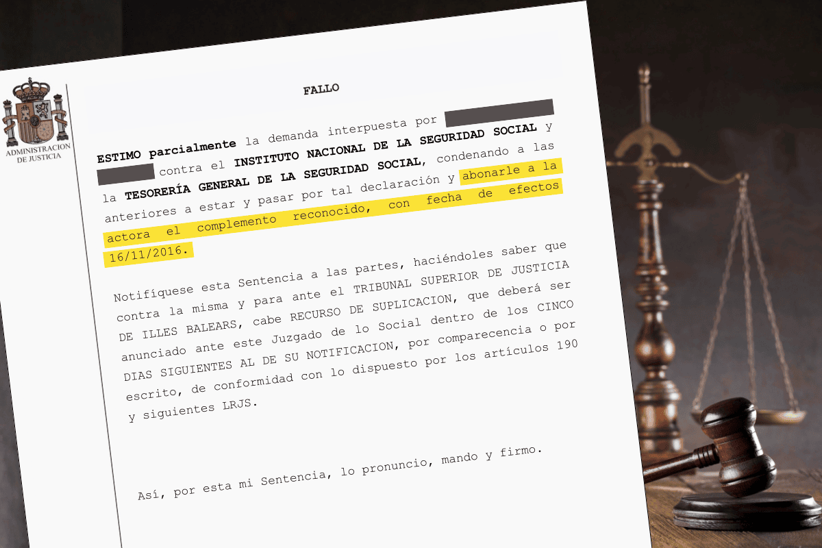 Complemento de maternidad_sentencia_LaPalma