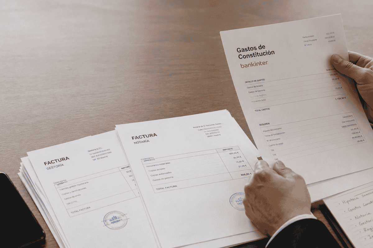 Gastos constitución hipoteca Bankinter